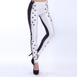 BLACK WHITE DIGITAL LEGGINGS
