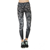 BLACK GREY DIGITAL LEGGINGS