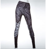 BLACK GREY DIGITAL LEGGINGS