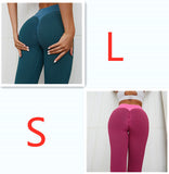 Plaid Leggings Fitness Yoga Pants Women's Seamless High Waist Leggings Breathable Gym