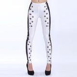 BLACK WHITE DIGITAL LEGGINGS