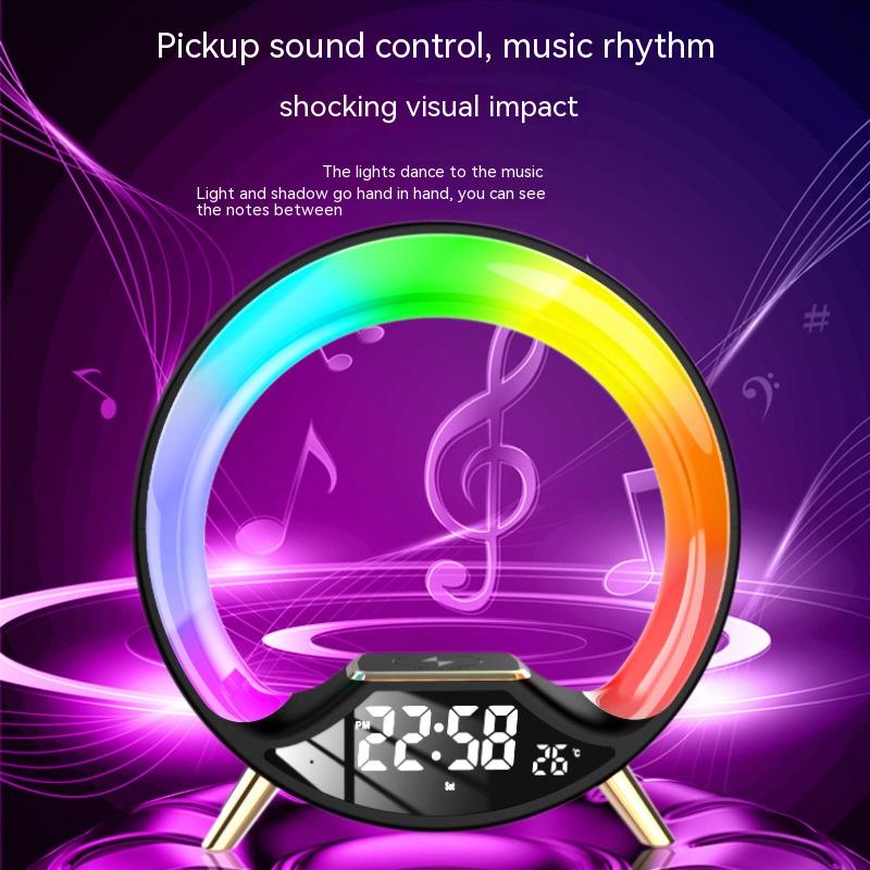 SMART MUSIC LAMP WIRELESS CHARGING MULTIFUNCTIONAL BLUETOOTH SPEAKER NIGHT LIGHT