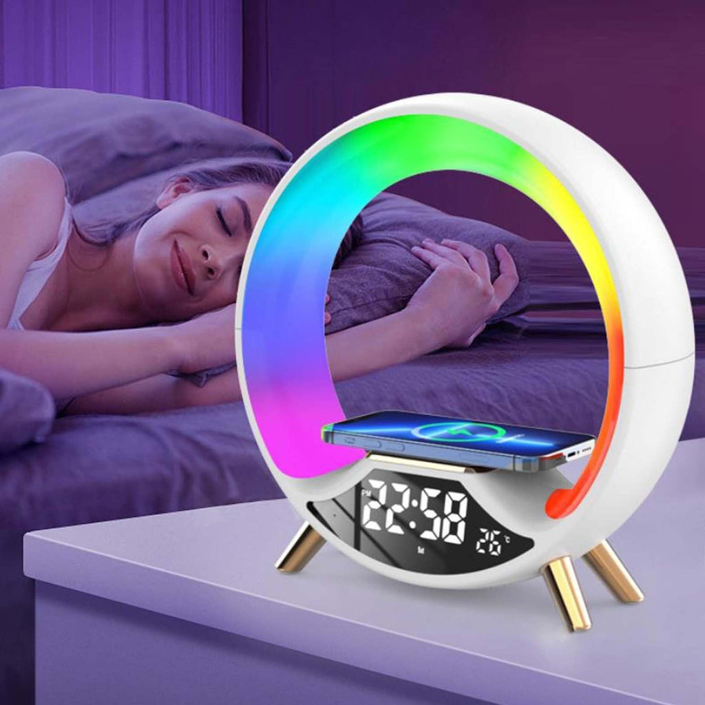 SMART MUSIC LAMP WIRELESS CHARGING MULTIFUNCTIONAL BLUETOOTH SPEAKER NIGHT LIGHT