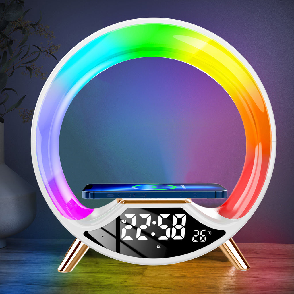 SMART MUSIC LAMP WIRELESS CHARGING MULTIFUNCTIONAL BLUETOOTH SPEAKER NIGHT LIGHT