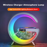 New Smart LED Lamp Bluetooth Speakers Wireless Charger