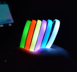 COLORFUL CUP HOLDER LED LIGHT-UP AMBIENT LIGHT FOR CAR   COASTER SOLAR & USB CHARGING NON-SLIP COASTER AUTOMATICALLY