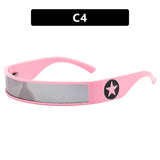 FIVE-POINTED STAR NARROW SUNGLASSES