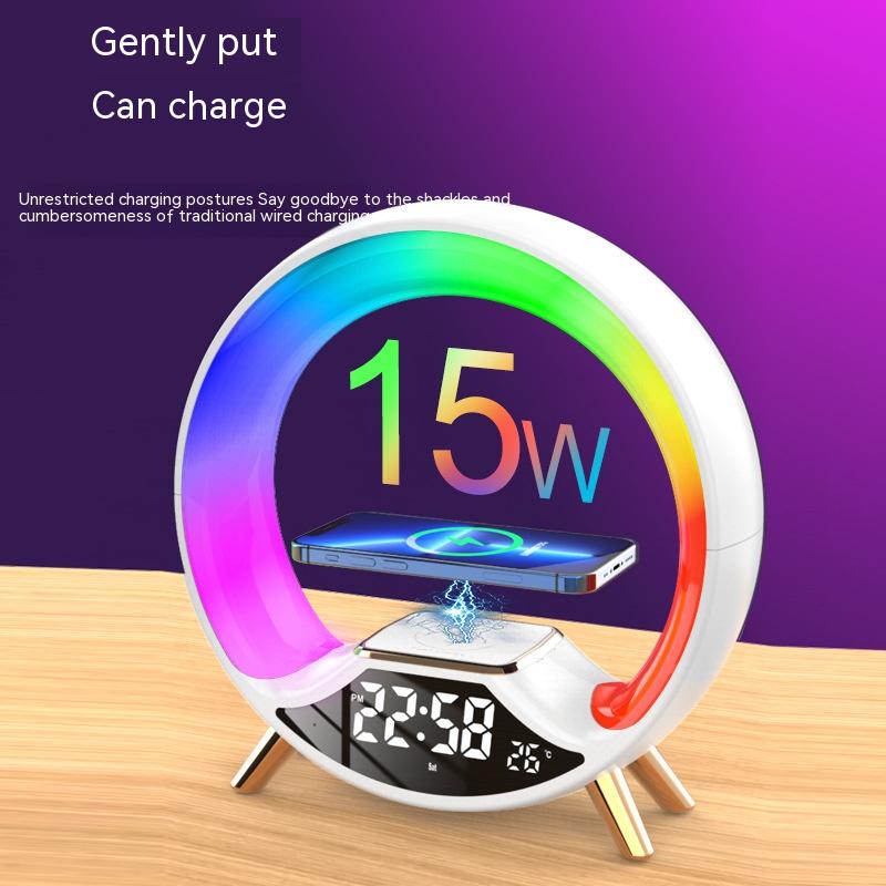 SMART MUSIC LAMP WIRELESS CHARGING MULTIFUNCTIONAL BLUETOOTH SPEAKER NIGHT LIGHT