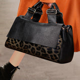 New Western Leopard Pattern Handbag For Women