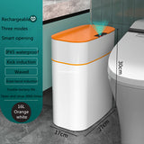 Smart Trash Can With Lid For Bedroom And Living Room